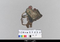 藏品(中國湖北皮影戲偶頭-生)的圖片